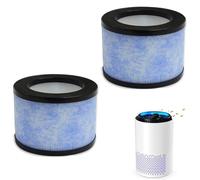 Wjelet 2 PCS DH-JH01/JH06 True HEPA Replacement Filter,Filter for CONOPU DH-JH01/DH-JH06 Air Purifier,Conopu Air Purifier Filter, Activated Carbon 4-Stage Filtration