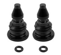 Wjelet 2 Pieces Bicycle Bleed Screws for Brake Lever with O Ring, Mountain Bike Disc Brake Titanium Alloy Screw for Magura MT2 MT4 MT5 MT7 MT8 EBT Bike (Black)