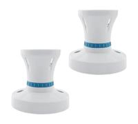 Wjelet 2Pcs B22 Bayonet Light Fitting, Ceiling Rose Light Fitting,White Ceiling Lights Fitting for Kitchen Island Living Room Bedroom Dinning Room Lightings(Straight Type)