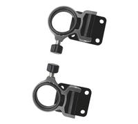 Wjelet 2PCS Fishing Umbrella Holder Wall Mounted Parasol Clamp Fishing Umbrella Bracket Aluminum Alloy Fishing Box Umbrella Holder Foldable Parasol Holder Clamp for Outdoor Fishing Balcony Patio Use