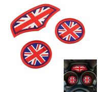 Wjelet 3PCS Car Cup Holder Coasters,MINI F55 F56 F60 Car Cup Coaster,Anti-Slip Silicone Mini Cooper Accessories