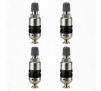 Wjelet 4 Pcs Clamp-In TPMS Valve Stem, OE Replacement Tyre Pressure Monitoring Sensor Valve Stems for BMW Mini Audi Porsche
