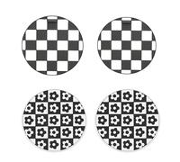 Wjelet 4PCS Car Cup Coaster Set, Universal Car Cup Holder Insert, Non-Slip Mat for Secure Drink Storage, Stylish Car Cup Holder Coasters, Essential Cup Holder Accessories for Most Cars