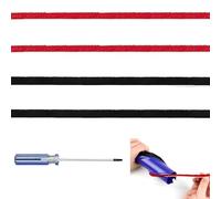 Wjelet 4Pcs Soft Plush Strips Replacement for Dyson roller brush for V7 V8 V10 V11 Roller Brush,Direct Drive Roller Brush Strips with Screwdriver