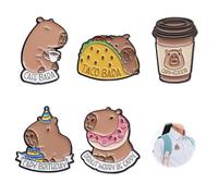 Wjelet 5Pcs Capybara Gifts, Capybara Pins,Gift for Friends and Lovers