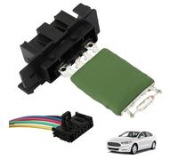 Wjelet Car Heater Blower Motor Resistor with Wiring Harness for Vauxhall Corsa D E Fiat Grande Punto Alfa Romeo Mito Replaces 13248240 77364061, 55702407