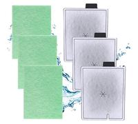 Wjelet CF3 Filter 3 Month Service Kit-Compatible with Interpet CF3 Filter - Fish Tank Filter Cartridges Kit for Aquarium Replacement, Includes 3 Pcs Filter Cartridges and 3 Pcs Algaway Pads