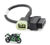 Wjelet Diagnostic Cable, OBD-II Engine System Diagnostic Tools, OBD II 6-Pin to 16-Pin,for Kawasaki Motorcycle Diagnostic Scanner Readers