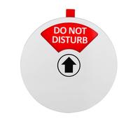 Wjelet Do Not Disturb Door Sign, Privacy Office Sign, Do Not Disturb, Please Knock, In Meeting, Out Sign, 5 Inch with Magnetic & Strong Adhesive,Silver