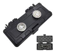 Wjelet Durable and Strong Magnetic Stash Safe Box,Magnetic Key Box for Under Car, Key Hider, Magnetic Box, Hider Box for Storing Emergency Spare Key USB, Does Not Fall Off, Black