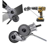 Wjelet Electric Drill Plate Cutter, Metal Sheet Cutter, Electric Drill Shears Attachment Nibbler for Fast and Precise Cutting of Iron, Steel, Aluminum, and Copper
