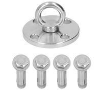 Wjelet Heavy Duty Swing Hanger Hooks with 4 Anchor Screw, Fixing Hanger Hammock Hook Bearable 500kg for Concrete Wooden Sets Playground Porch Indoor Outdoor Seat Trapeze Yoga, Gym