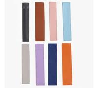 Wjelet Pen Loop Pro Notebook Pen Holder For Lanyard And Diary 8PCS Elastic Book Pouch With Leather Style Finish Fits 16.5x3.5x0.5cm Pens Colorful Journal Pen Holder