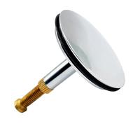 Wjelet Pop Up Universal Bath Plugs 43mm Cover 8mm Pole Adjustable Stem Full Copper Drain Stoppers Bathtub Overflow Plug and Bathtub Pop Up Plug Replacement for All Standard Bathtubs