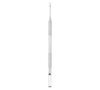 Wjelet Pusher 2-in-1 Manicure Cuticle Pusher Tool,Loop Cuticle Pusher Professional Nail Care Substitute for Staleks Loop Flat Design for Lifts and Removes Cuticles