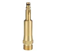 Wjelet Quick-Click Adaptor for High Pressure Hoses with M22x1.5 Internal Thread Compatible with Kärcher K2 K3 K4 K5 K6 K7 Pressure Washer Brass 108mm Length