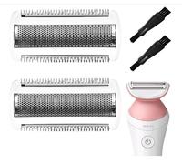 Wjelet Replacement Shaving Head for Philips BRL140 BRL130 BRE620 BRE640 BG2040 BG2020, Replacement Shaving Head Film with Brush, Long Life for Wet and Dry Application, Pack of 2