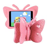 Wjenhyog Case for Amazon Fire Max 11 inch Tablet (13th Generation, 2023 Release),Cute Butterfly Case with Stand for Kids Light Weight EVA Rugged Shockproof Heavy Duty Cover (Pink)