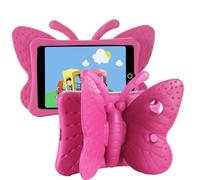 Wjenhyog Case for Amazon Fire Max 11 inch Tablet (13th Generation, 2023 Release),Cute Butterfly Case with Stand for Kids Light Weight EVA Rugged Shockproof Heavy Duty Cover (Hot Pink)