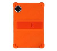 Wjenhyog Case for DOOGEE U11 Pro 2025 / U11 2025 11" Android 15,Shockproof One-Piece Silicone Tablet Cover with Kickstand, Honeycomb Heat Dissipation, Full Coverage Protective for Kids (Orange)