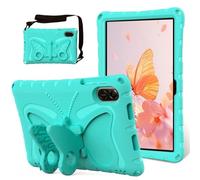 Wjenhyog Case for HONOR Pad X9a ELN2-W29 11.5 inch 2025,Cute Butterfly Shockproof Cover with Wing Kickstand/Shoulder Strap,Light EVA Full Boby Drop Protective Case for Kids (Mint)