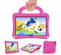 Wjenhyog Case for Huawei MatePad 10.4 2022/2020/MatePad SE 10.4" 2022/2023,Lightweight Shockproof Rugged EVA Kids Friendly Handle Kickstand Child Proof Protective (Rose Red)