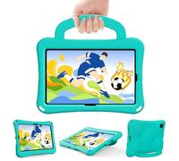 Wjenhyog Case for Huawei MatePad 10.4 2022/2020/MatePad SE 10.4" 2022/2023,Lightweight Shockproof Rugged EVA Kids Friendly Handle Kickstand Child Proof Protective (Glacier Green)