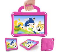 Wjenhyog Case for Huawei MatePad SE 10.4" AGS5-L09 AGS5-W09,Lightweight Shockproof Rugged EVA Kids Friendly Handle Kickstand Child Proof Protective (Rose Red)