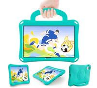 Wjenhyog Case for Huawei MatePad SE 10.4" AGS5-L09 AGS5-W09,Lightweight Shockproof Rugged EVA Kids Friendly Handle Kickstand Child Proof Protective (Glacier Green)