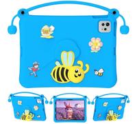 Wjenhyog Case for iPad Pro 11 Inch 4th/3rd/2nd/1st Generation 2022/2021/2020/2018,Shockproof Scratch-Resistence EVA Bee Bracket Cute Cover with Durable-Soft Handle Strap for Kids (Blue)