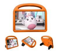 Wjenhyog Case for Kindle Fire 7 2019/2017/2015 (9th/7th/5th Generation),Kids Friendly Foldable Stand Rugged EVA Heavy Duty Protective Cover with Comfortable Handle (Orange)