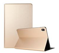 Wjenhyog Case for Lenovo Tab M10 Plus 3rd Gen 10.6 inch 2022 (TB-125F/TB-128F),Sleek Slim Shockproof Protective Folio Case,PU Leather & Soft TPU Back Multi-Angle Stand Cover (Gold)