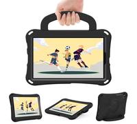 Wjenhyog Case for Samsung Galaxy Tab A 2019 8.0 Inch SM-T290 T295,Lightweight Shockproof Rugged EVA Kids Friendly Handle Kickstand Child Proof Protective (Black)