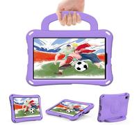 Wjenhyog Case for Samsung Galaxy Tab A 2019 8.0 Inch SM-T290 T295,Lightweight Shockproof Rugged EVA Kids Friendly Handle Kickstand Child Proof Protective (Light Purple)