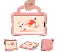 Wjenhyog Case for Samsung Galaxy Tab A 2019 8.0 Inch SM-T290 T295,Lightweight Shockproof Rugged EVA Kids Friendly Handle Kickstand Child Proof Protective (Light Pink)