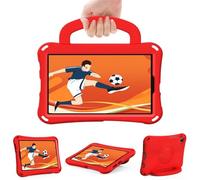 Wjenhyog Case for Samsung Galaxy Tab A 2019 8.0 Inch SM-T290 T295,Lightweight Shockproof Rugged EVA Kids Friendly Handle Kickstand Child Proof Protective (Red)