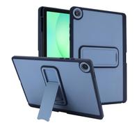 Wjenhyog Case for Samsung Galaxy Tab A11+ 2025 SM-X230 X236 (Dark Blue) | Shockproof Flexible TPU,Hard PC Back Panel,Multi-Angle Foldable Kickstand,Side Pencil Holder, Anti-Scratch Protective Cover