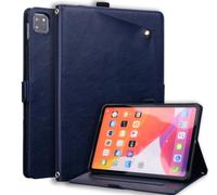 Wjenhyog Durable Case for iPad Pro 13" (M5) 2025 / (M4) 2024 (Dark Blue) | Shockproof Protective TPU,Portable Front Pocket & Pencil Holder,Card Holder & Clear Photo Frame,Anti-Slip