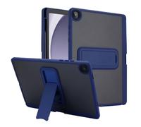 Wjenhyog Durable Case for Samsung Galaxy Tab A11 / Tab A9 8.7" (Dark Blue) | 2025/2023,Shockproof Matte Shell,Foldable Adjustable Kickstand,Portable Pencil Holder,Anti-Fingerprint
