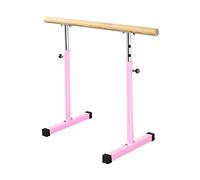 WJFTODAY Adjustable Ballet, Mobile Professional Lifting Ballet Bar, Frees，Pink 1.5 m
