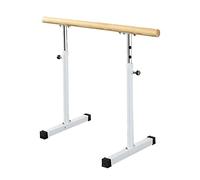 WJFTODAY Adjustable Ballet, Mobile Professional Lifting Ballet Bar, Frees，White 1.5 m