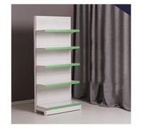 WJFTODAY Large Snack Organizer Stand, Fruit & Vegetable Shelf for Onion Nuts Donut, Height Adjustable Pantry Farmers Market Display Rack (Color : White, Size : 92x40x135cm)