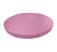 WJFTODAY Pink Pole Dance Crash Mat Thick 3cm 5cm 10cm, 1m 1.2m 1.5m 1.7m 1.9m Large Round Foldable Pole Dancing Fall Safety Padding Protect Mat, Yoga Exercise Mats Cushion