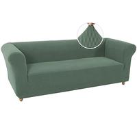 WJHDWYD Chesterfield Stretch Sofa Cover Non-Slip Stain Resistant Stretch Sofa Slipcover 3 Seater Sofa Cover with Armrests Super Soft Fabric(Army Green,3 Posti)