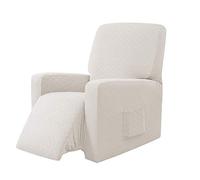 WJHDWYD Full Stretch Relax Armchair Cover Protector for Recliner Armchair, Cover for Recliner Armchair(Blanco)