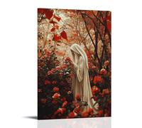 WJHJZQYY A Boy Lost in The Woods Followed The Scent of Roses And Walked Into Mary’s Open Arms. Decorative Wall Mural Modern Hanging Art Poster12x18inch(30x45cm)