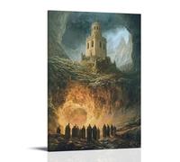 WJHJZQYY A Choir Sings from Deep Inside The Earth, And A Chapel Rises Slowly Above Them from Stone And Psalm. Decorative Wall Mural Modern Hanging Art Poster16x24inch(40x60cm)