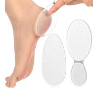 WJIAAA 2 Styles Glass Foot File, Nano Foot Scrubber Callus Remover, Pedicure Tool for Dead Skin Removal, Portable for Wet Dry Feet Care Grinding Points Cracking