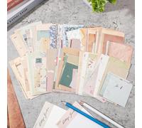 WJIAAA 360Pcs Journaling Paper, Vintage Cute Scrapbook Paper Sheets for Bullet Junk Journal, Planner & Crafting, 2.36x2.36 to 4.33x2.36 Inch Decorative Supplies Kit, Aesthetic Scrapbooking Supplies