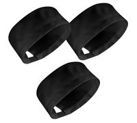 WJIAAA 3Pcs Unisex Chef Hat, Adjustable Breathable Mesh Top Cooking Cap for men for Kitchen Baking Restaurant(Black)